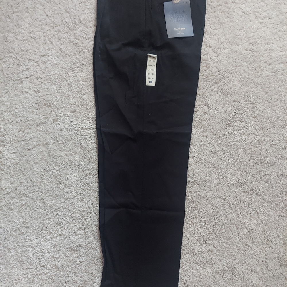 Mens Classic Khaki Pants